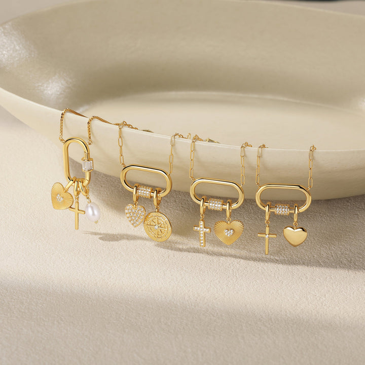 Build Your Own Carabiner Charm Necklace