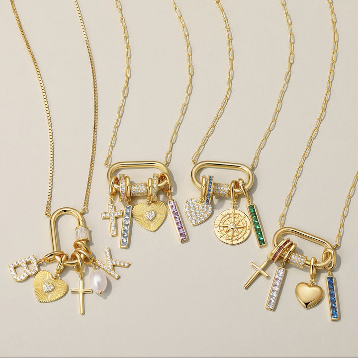 Build Your Own Carabiner Charm Necklace