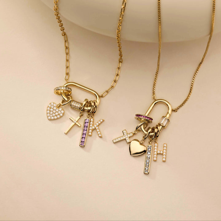 Build Your Own Carabiner Charm Necklace