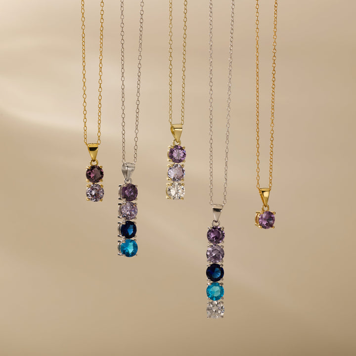Custom Birthstone Pendant