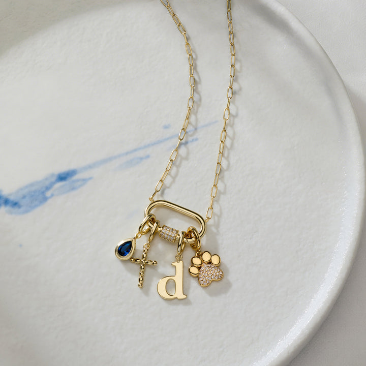 Build Your Own Carabiner Charm Necklace