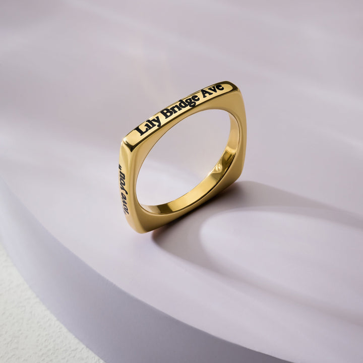 The Milestone Engravable Ring