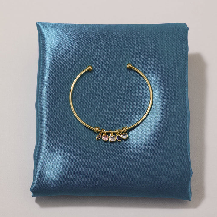 Build Your Own Birthstone Charm Cuff