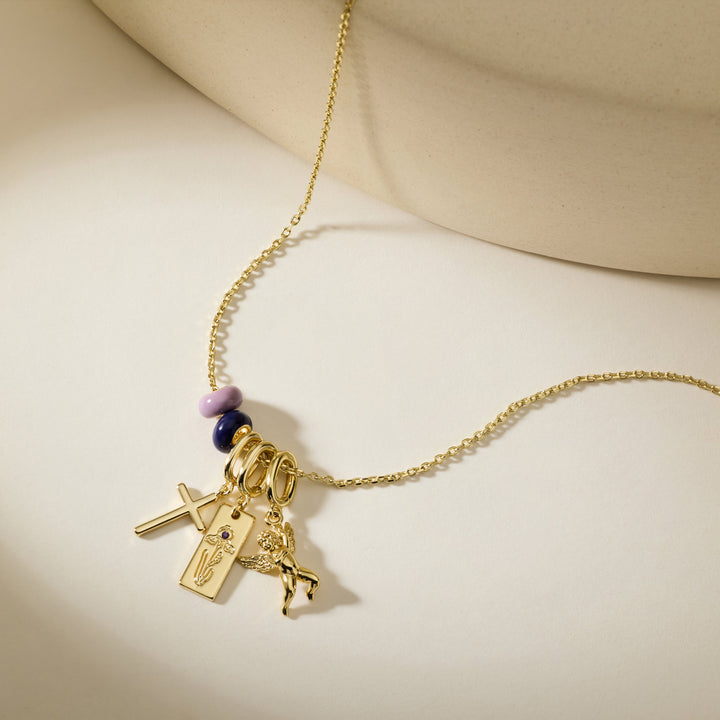 Build Your Own Birthstone Enamel Bead Necklace