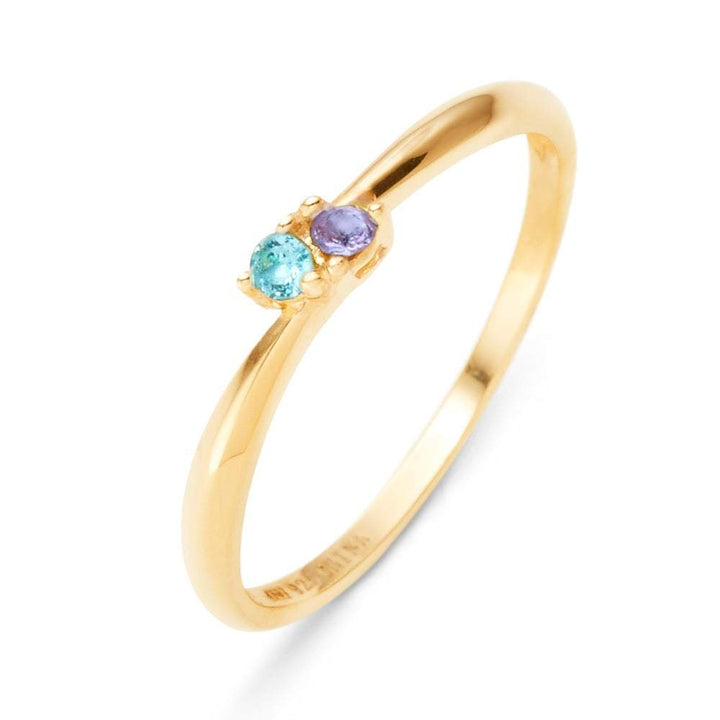 Custom Petite Birthstone Ring