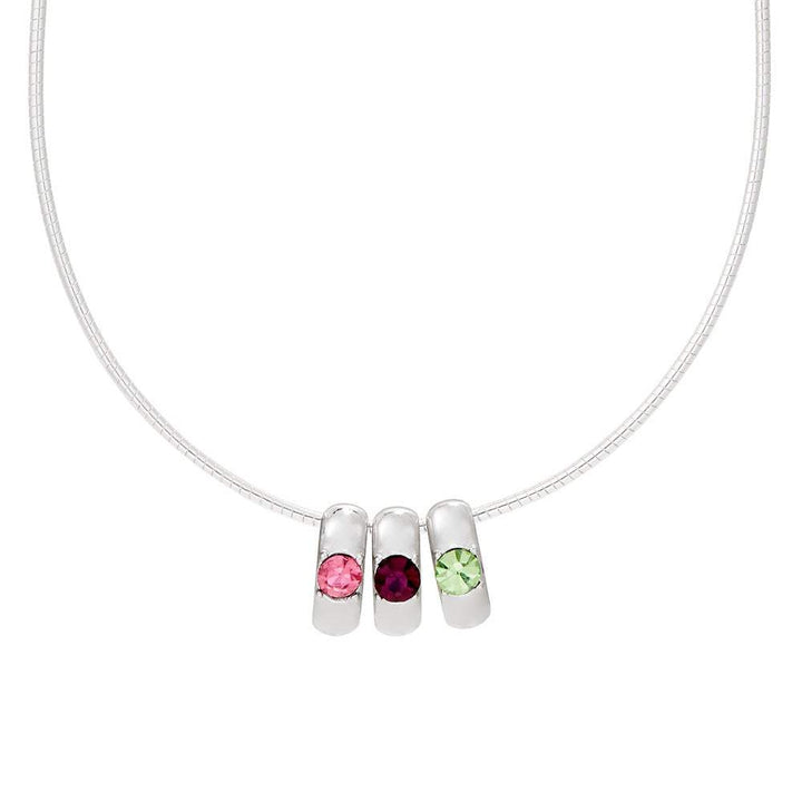 Custom Birthstone Slide Pendant