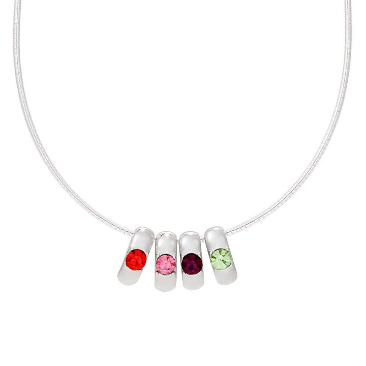 Custom Birthstone Slide Pendant