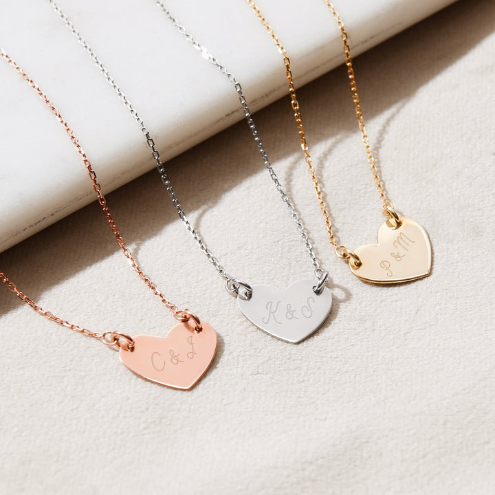 Engravable Heart Necklace
