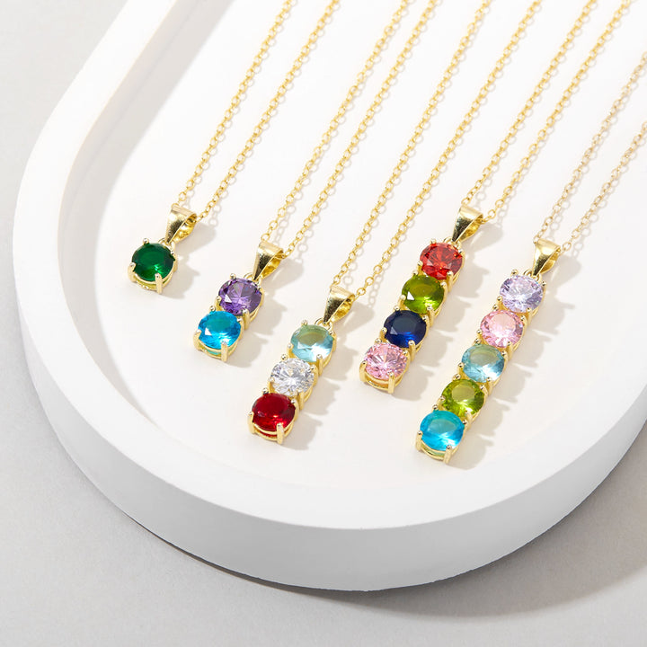 Custom Birthstone Pendant
