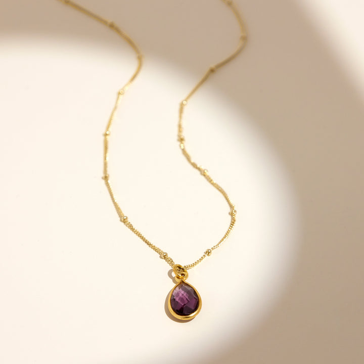 Teardrop Gemstone Pendant