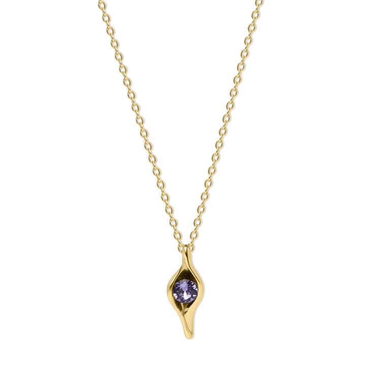 Custom Birthstone Pea in a Pod Necklace