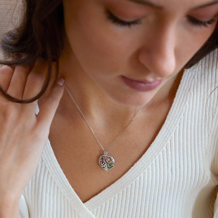 Custom Petite Family Tree Birthstone Locket