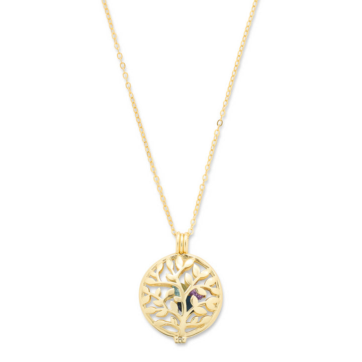 Custom Petite Family Tree Birthstone Locket