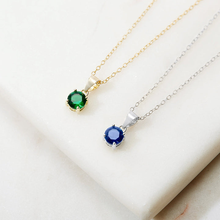 Custom Birthstone Pendant
