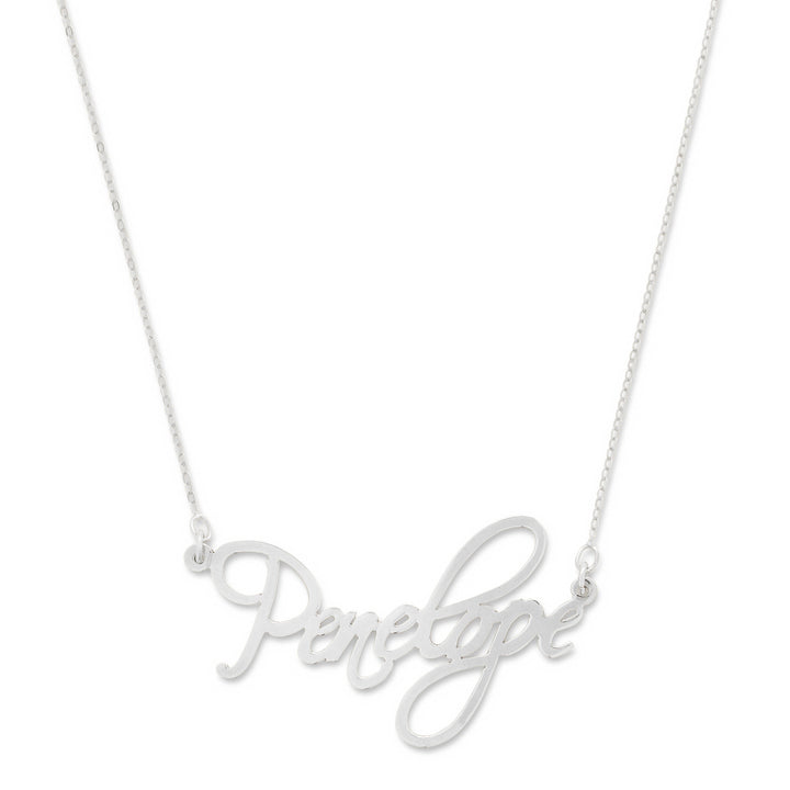 Custom Fancy Script Custom Name Necklace