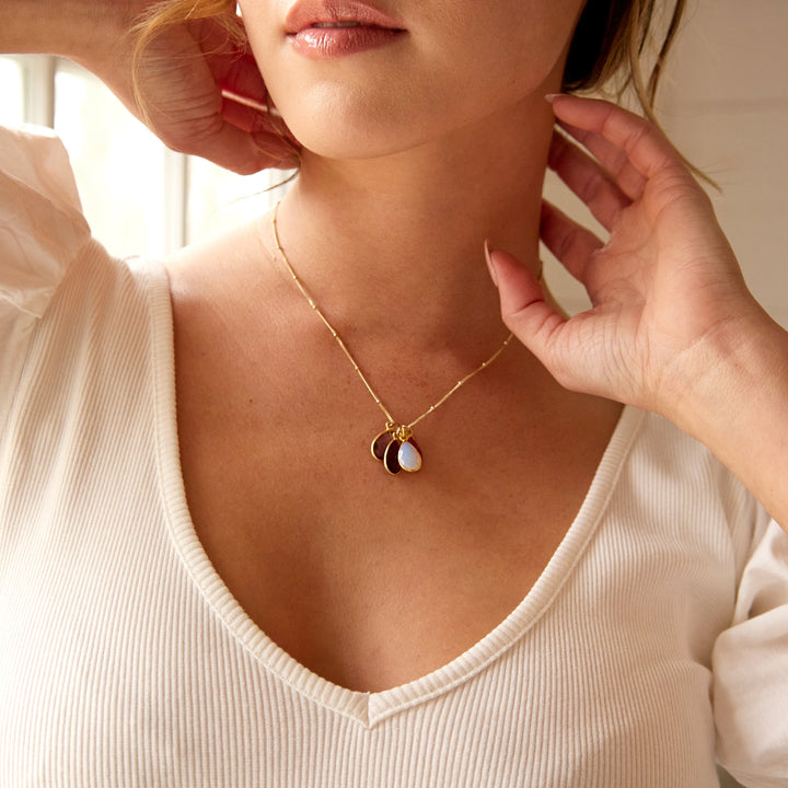 Teardrop Gemstone Pendant