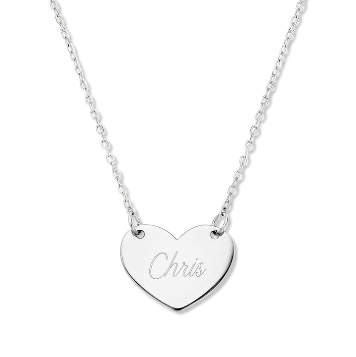 Engravable Heart Necklace