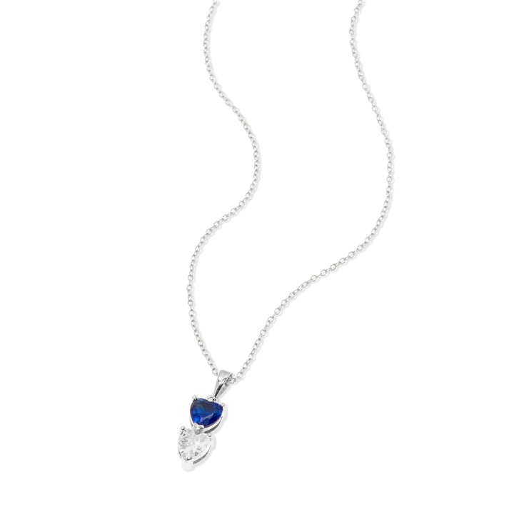 Custom Heart Drop Birthstone Necklace