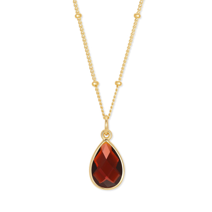 Teardrop Gemstone Pendant