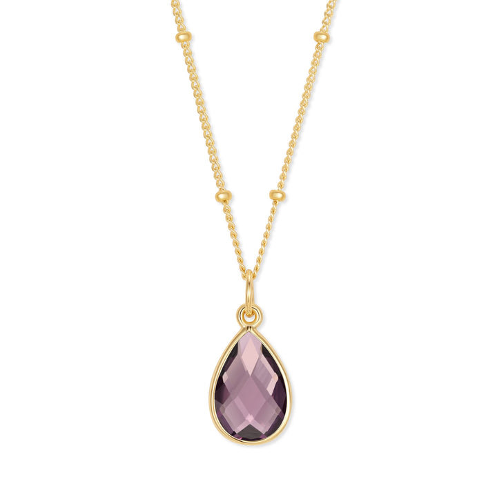 Teardrop Gemstone Pendant