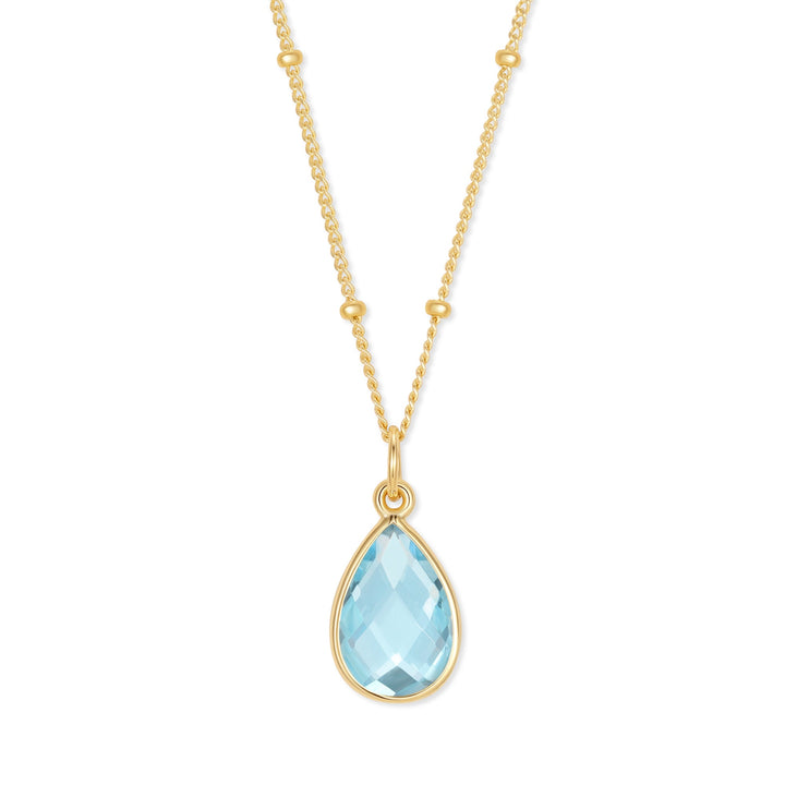 Teardrop Gemstone Pendant