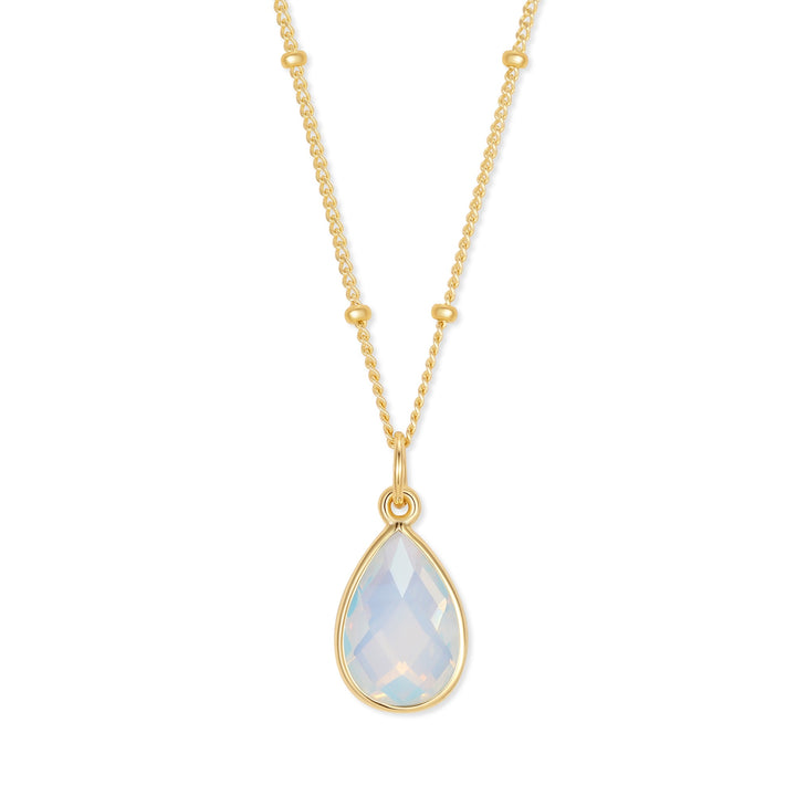 Teardrop Gemstone Pendant