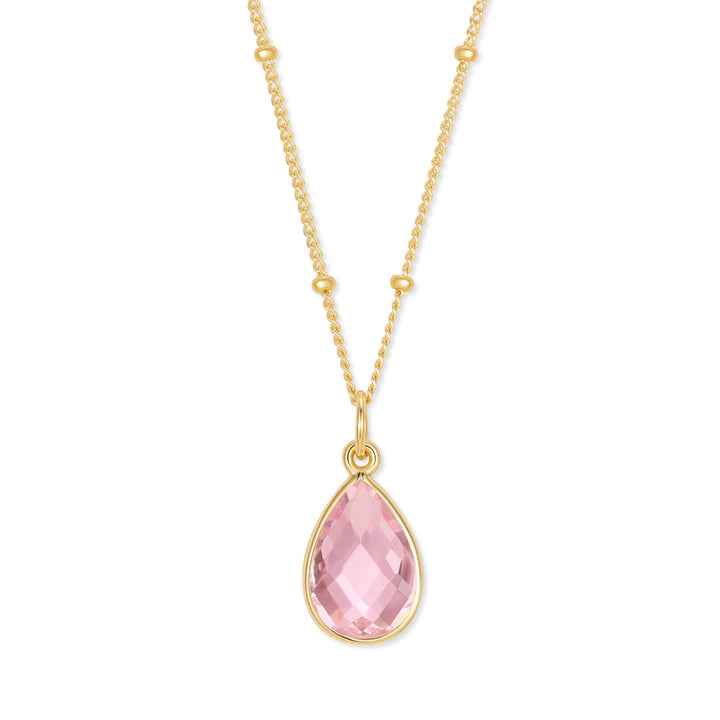 Teardrop Gemstone Pendant