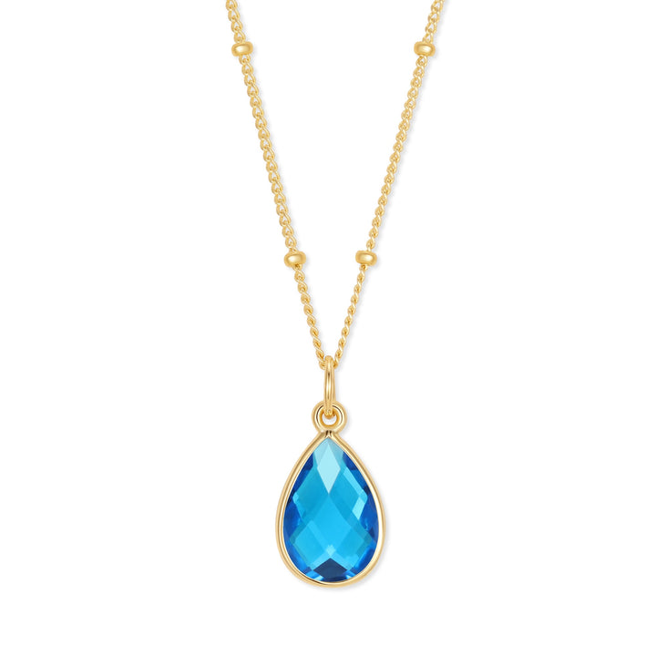 Teardrop Gemstone Pendant