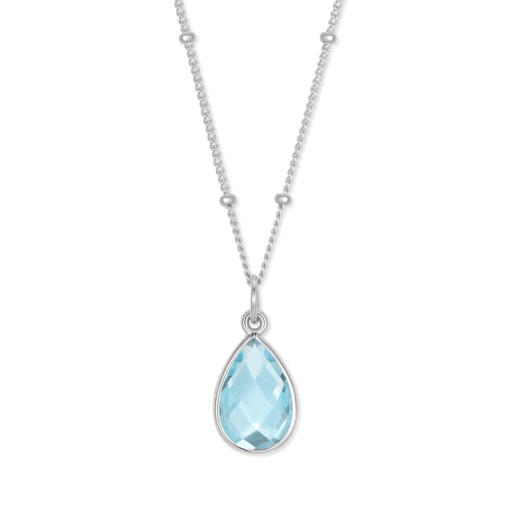 Teardrop Gemstone Pendant
