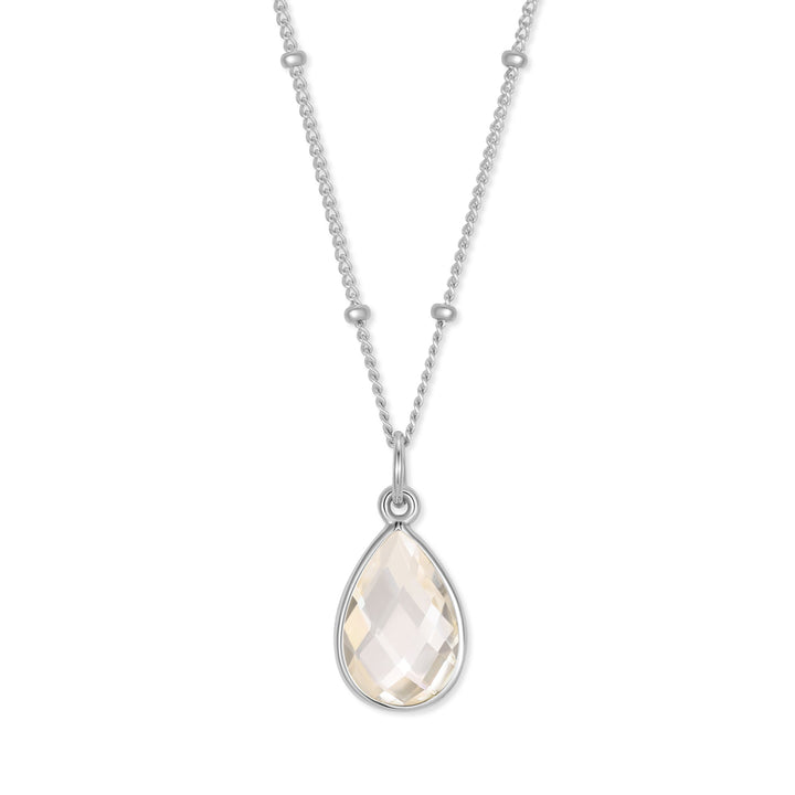 Teardrop Gemstone Pendant