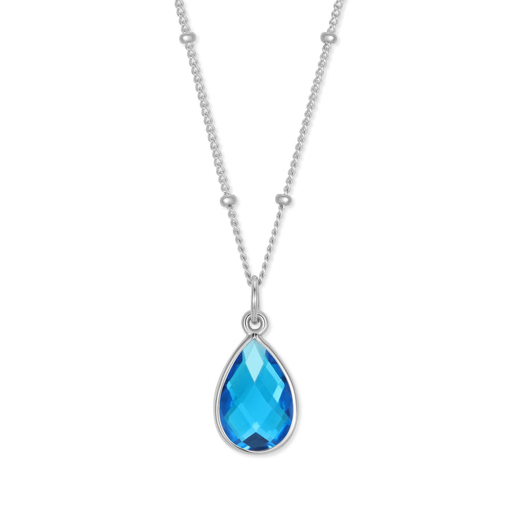 Teardrop Gemstone Pendant