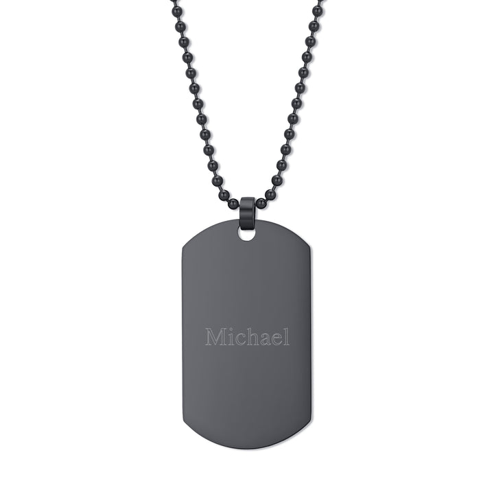 Engravable Large Stainless Steel Dog Tag