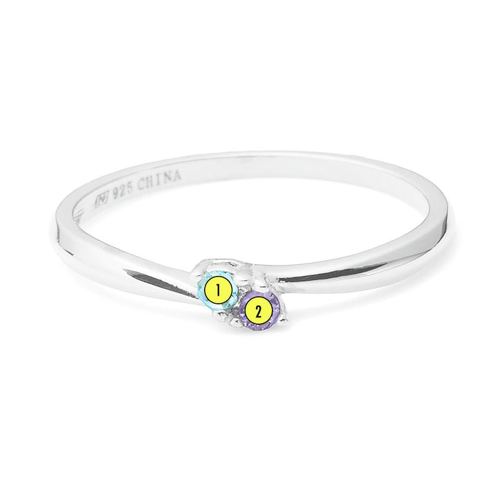 Custom Petite Birthstone Ring