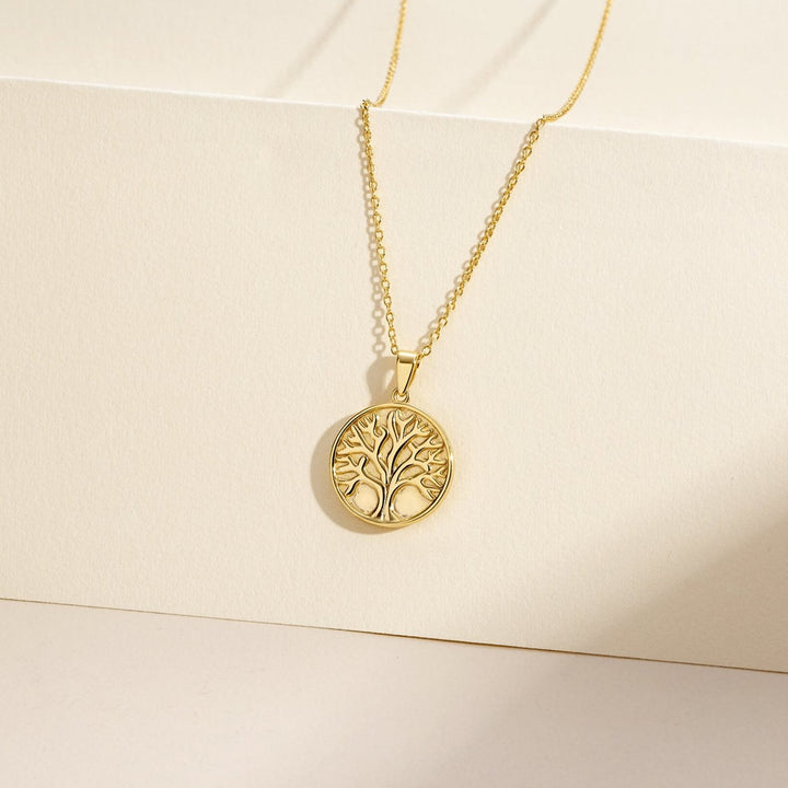 Family Tree Gold Pendant