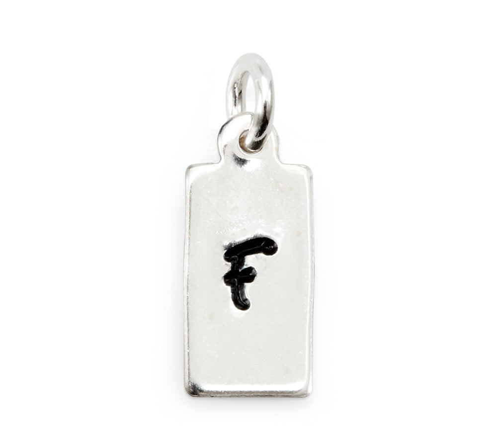 1/4" Sterling Silver Rectangle Tag for Hand Stamping