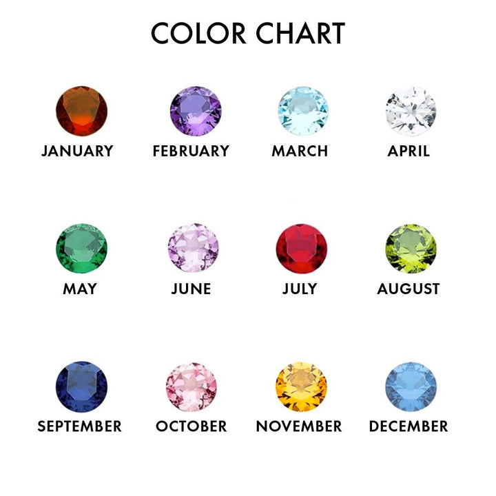Custom Close To The Heart Birthstone Multi Heart Pendant