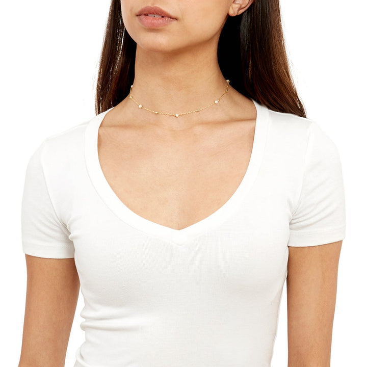 Freshwater Pearl Beaded Choker