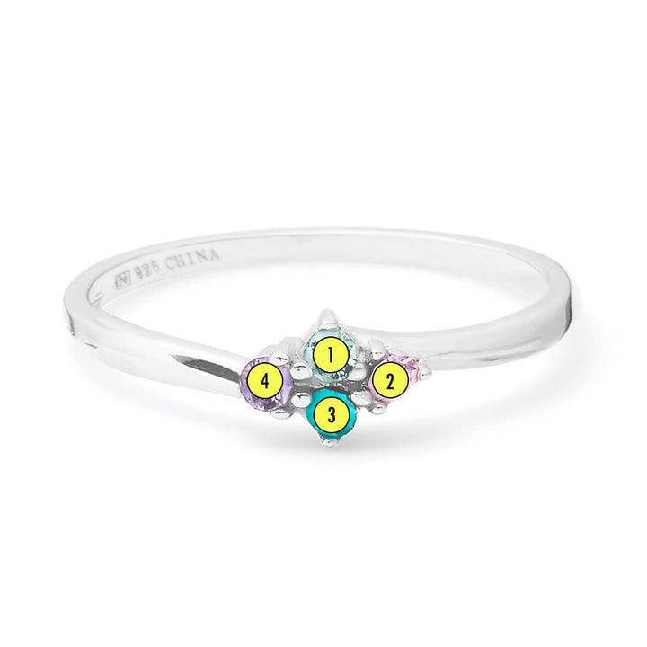 Custom Petite Birthstone Ring