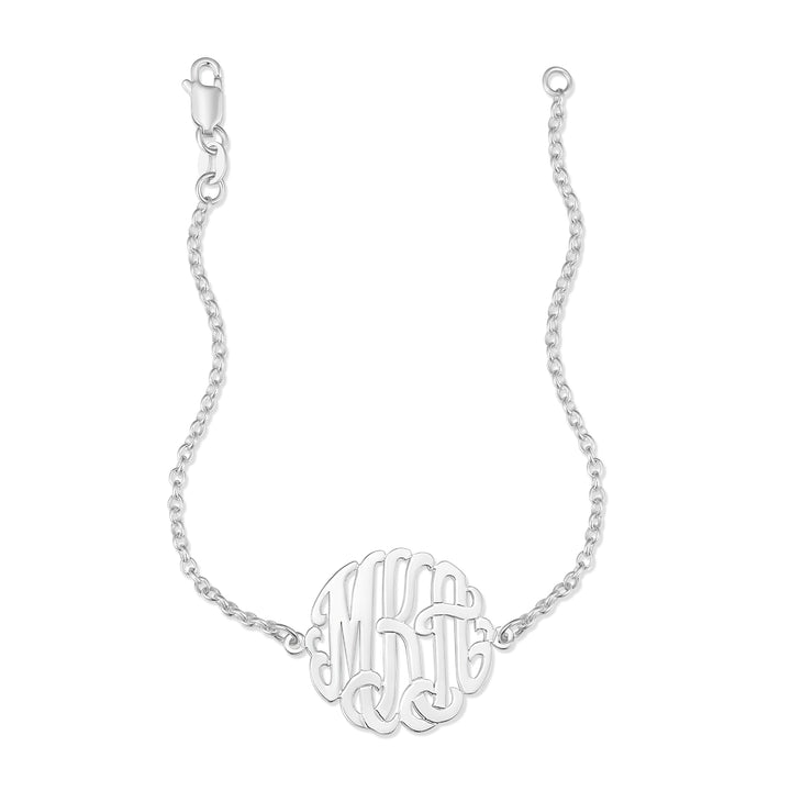 Monogram Sterling Silver Bracelet