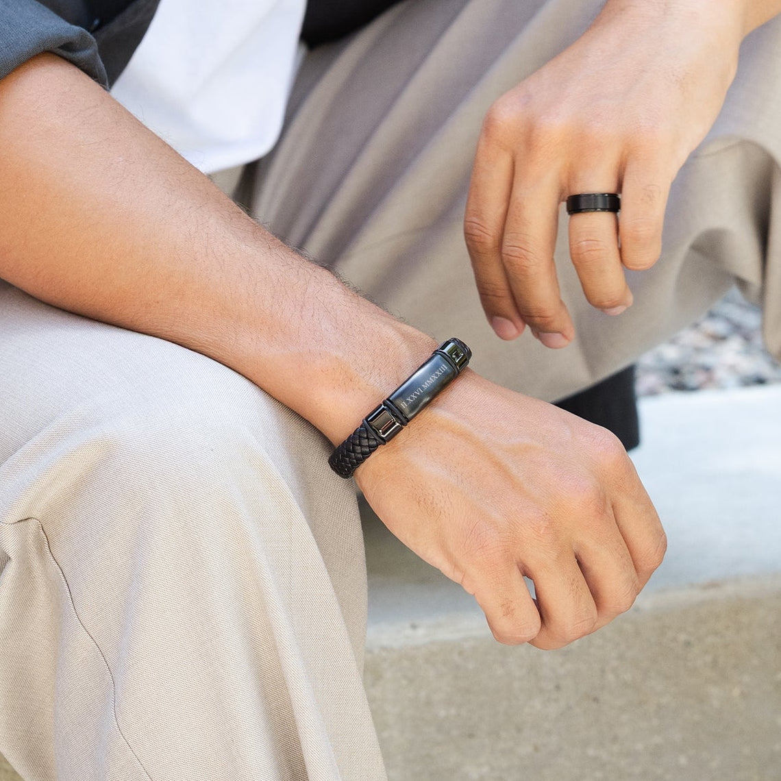 アクセサリー Roman catcher Bracelet Black ROMAN CATCHER