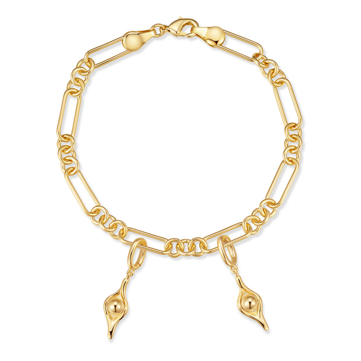 Waterproof Pea in the Pod Charm Bracelet