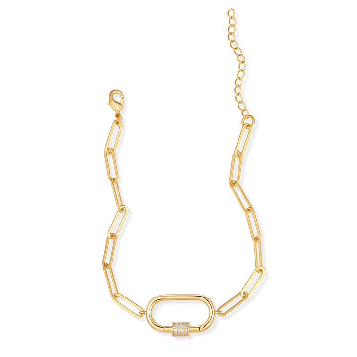 Carabiner Charm Bracelet