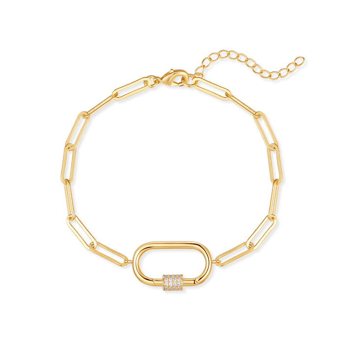Carabiner Charm Bracelet