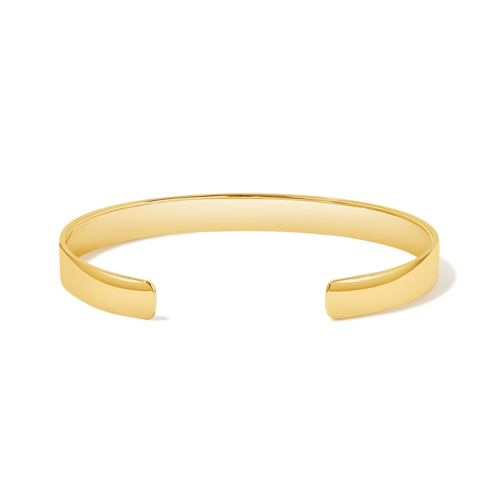 Custom Coordinate Gold Cuff Bracelet