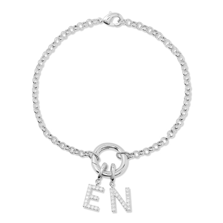 Custom Initial Charm Bracelet