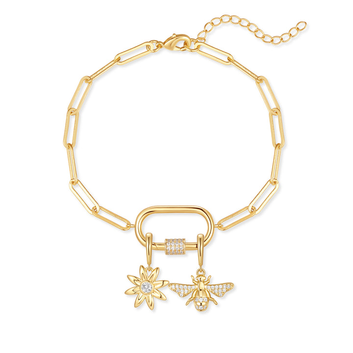 Build Your Own Carabiner Charm Bracelet