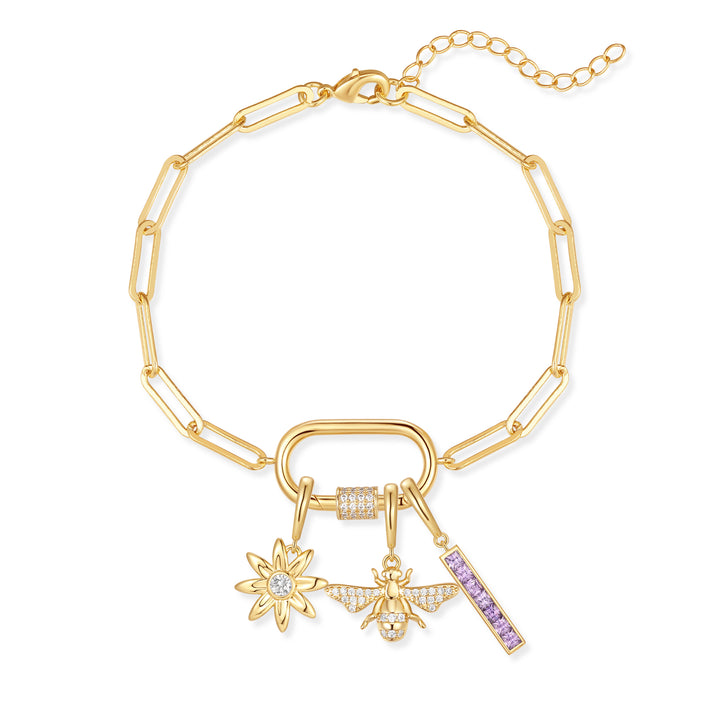 Build Your Own Carabiner Charm Bracelet