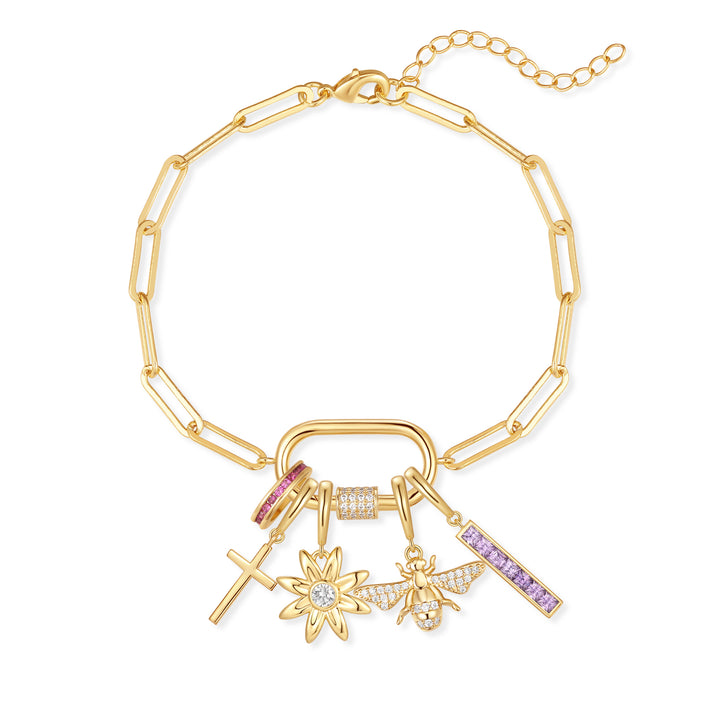 Build Your Own Carabiner Charm Bracelet