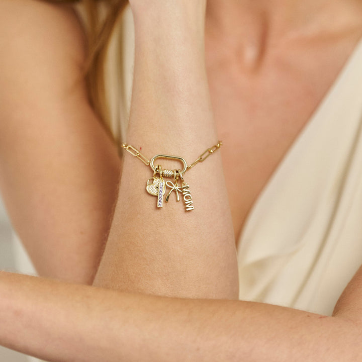 Build Your Own Carabiner Charm Bracelet