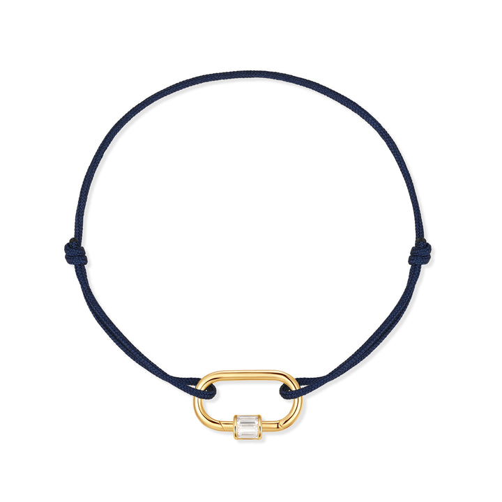 Carabiner Cord Charm Bracelet